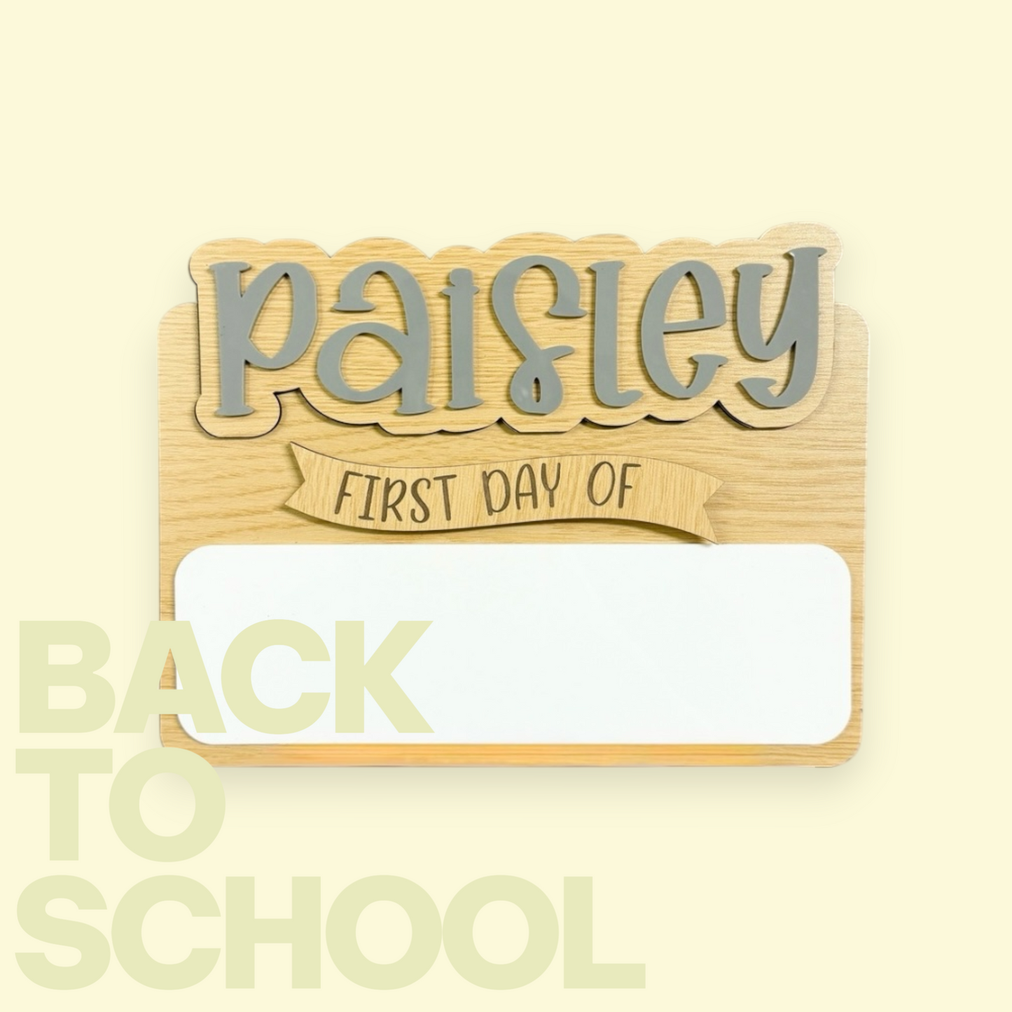 Back to School Sign