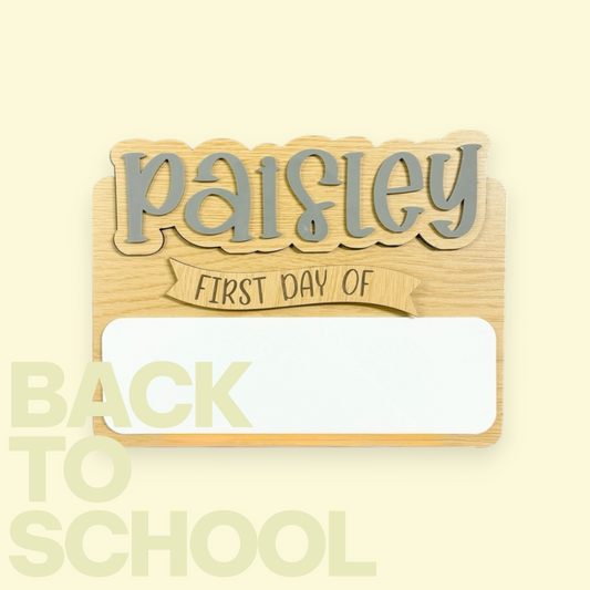 Back to School Sign